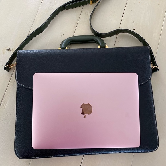 A.Testoni Two toned leather bag - Picture 3 of 11